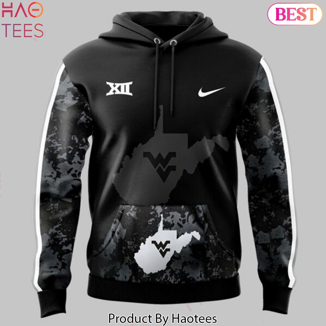 West Virginia Mountaineers 2024 Coal Rush Blackout Design Hoodie West Virginia Mountaineers 2024 Coal Rush Blackout Design Hoodie