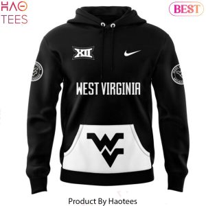 West Virginia Mountaineers Football Black Game Design Hoodie