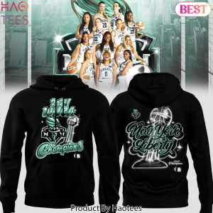 WNBA Finals Champions New York Liberty Design Hoodie – Black