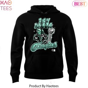WNBA Finals Champions New York Liberty Design Hoodie – Black