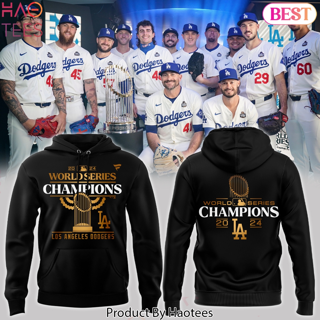 World Series Champions Los Angeles Dodgers Hoodie - Black World Series Champions Los Angeles Dodgers Hoodie - Black