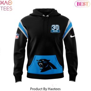 2024 30 Season Carolina Panthers Hoodie – Black