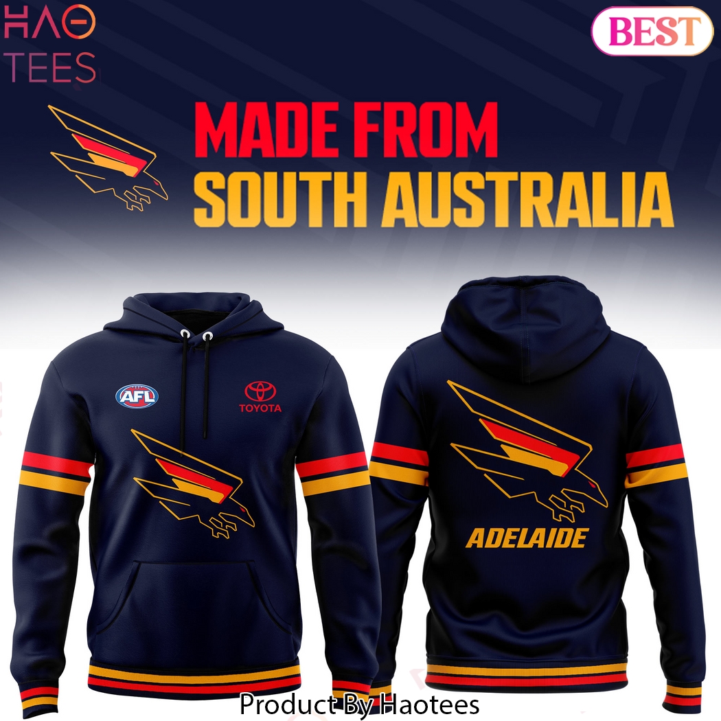 2024 Adelaide Crows Football Club Logo Hoodie 2024 Adelaide Crows Football Club Logo Hoodie