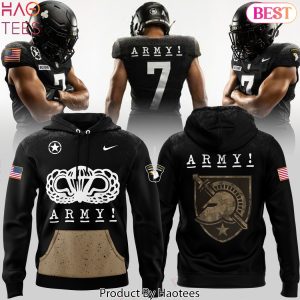 2024 Army Black Knights Football 2024 Logo Design Hoodie – Black