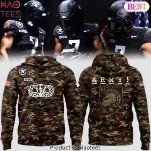 2024 Army Black Knights Football x 101st Airborne Alternate Untouchable Design Hoodie