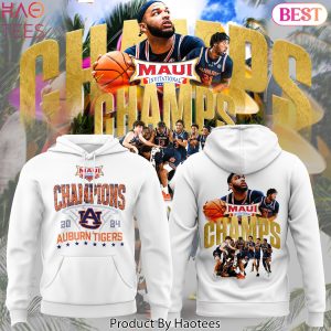 2024 Champions Maui Invitational Auburn Tigers Mens Basketball Design Special Hoodie