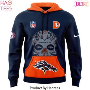 2024 Denver Broncos Dia De Los Muertos Hoodie