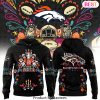 2024 Denver Broncos Dia De Los Muertos Hoodie