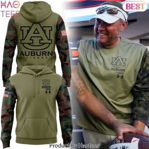 2024 Military Appreciation Auburn Tigers Football Design Hoodie