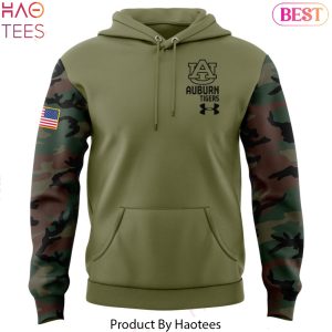 2024 Military Appreciation Auburn Tigers Football Design Hoodie