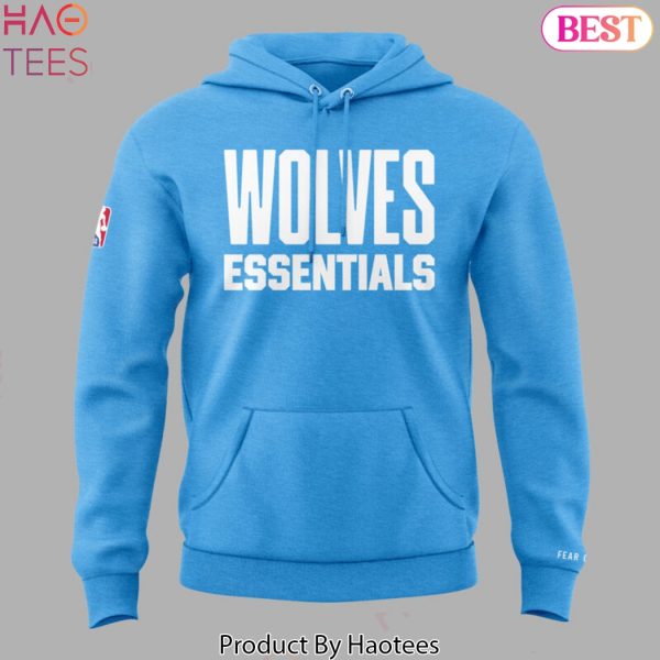 2024 Minnesota Timberwolves Basketball x Essentials Hoodie – Blue