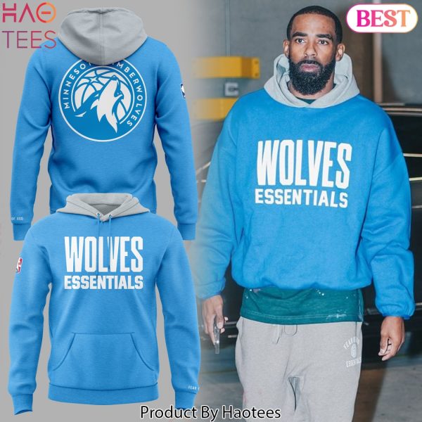 2024 Minnesota Timberwolves X Essentials Hoodie – Blue