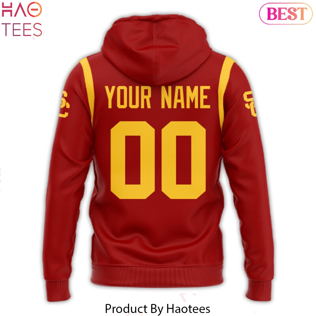 2024 Personalized USC Trojans Football Design Hoodie - Red 2024 Personalized USC Trojans Football Design Hoodie - Red