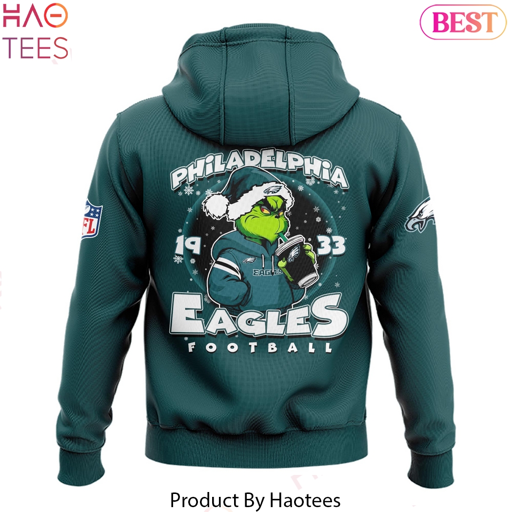 2024 Philadelphia Eagles Football x Grinchmas Hoodie 2024 Philadelphia Eagles Football x Grinchmas Hoodie