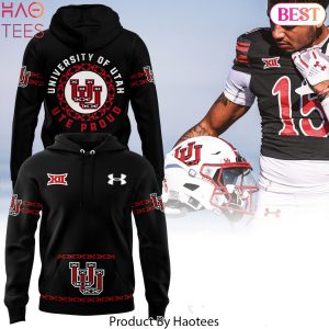 2024 Utah Utes Football  Fearless And Proud Hoodie