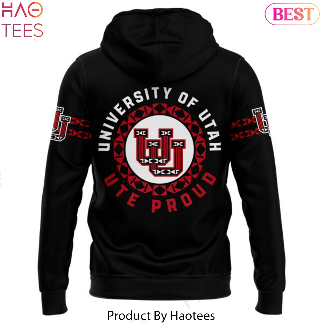 2024 Utah Utes Football Fearless And Proud Hoodie 2024 Utah Utes Football Fearless And Proud Hoodie