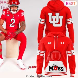 2024 Utah Utes Football The Muss Logo Hoodie – Red