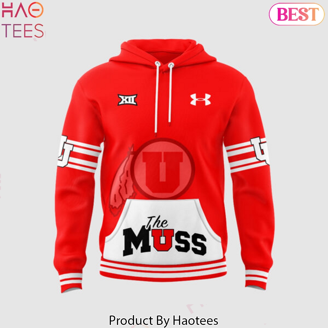 2024 Utah Utes Football The Muss Logo Hoodie - Red 2024 Utah Utes Football The Muss Logo Hoodie - Red