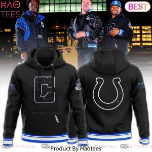 2025 Indianapolis Colts Dark Night Design Hoodie