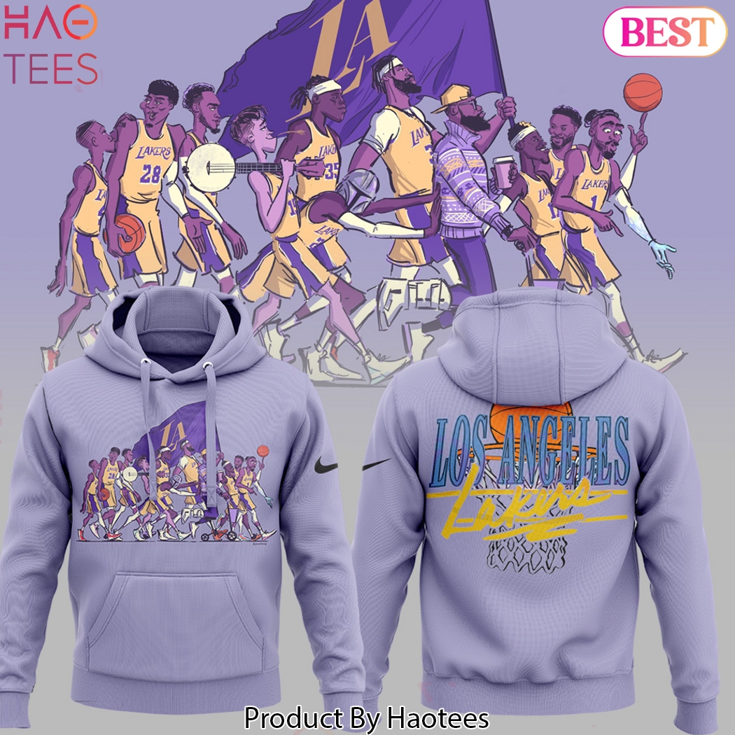 2025 Los Angeles Lakers Basketball Team Hoodie 2025 Los Angeles Lakers Basketball Team Hoodie