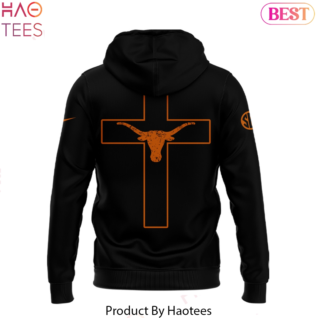 2025 Texas Longhorns Follow Jesus Special Design Black Hoodie 2025 Texas Longhorns Follow Jesus Special Design Black Hoodie
