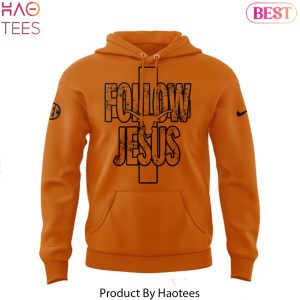 2025 Texas Longhorns Follow Jesus Special Design Orange Hoodie