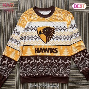 AFL Hawthorn Football Club Special Ugly Christmas Sweater