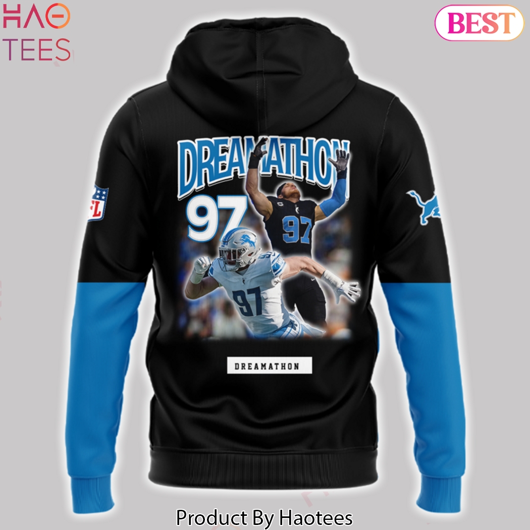 Aidan Hutchinson Dramathon Detroit Lions 2024 Hoodie Aidan Hutchinson Dramathon Detroit Lions 2024 Hoodie
