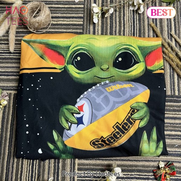 Baby Yoda Pittsburgh Steelers Ugly Christmas Sweater