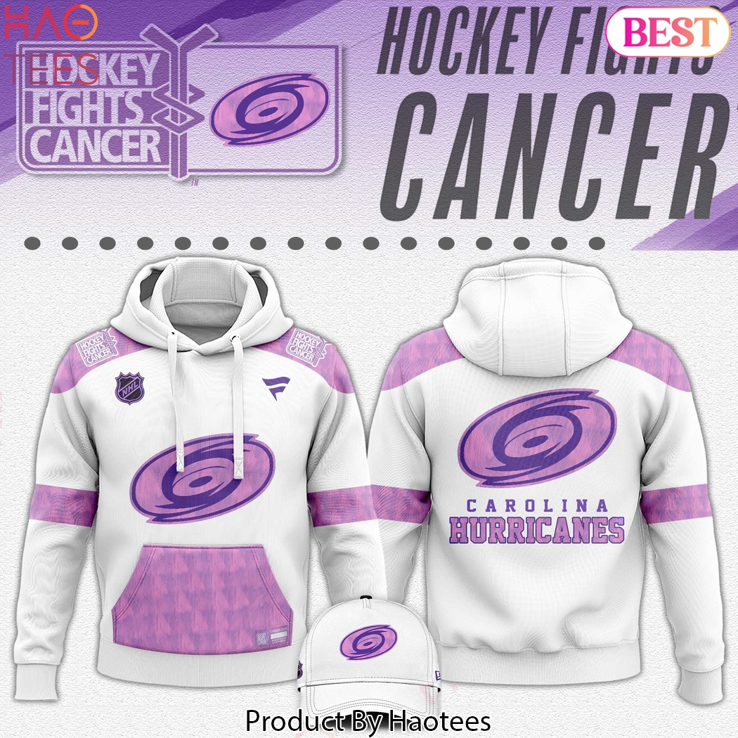 Carolina Hurricanes Hockey Fights Cancer Hoodie Carolina Hurricanes Hockey Fights Cancer Hoodie