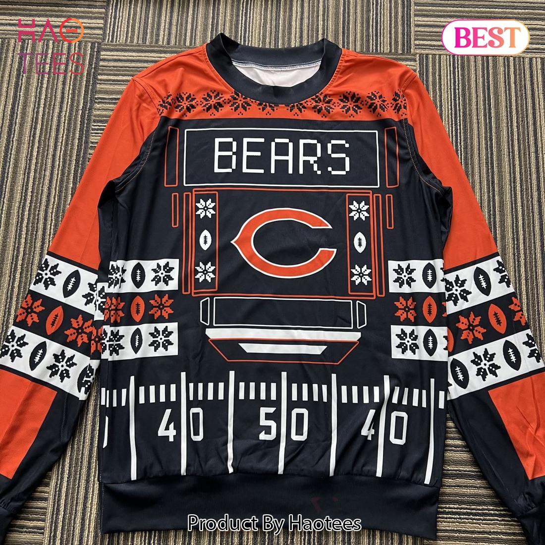 Chicago Bears NFL For Christmas Gifts Ugly Christmas Holiday Sweater Chicago Bears NFL For Christmas Gifts Ugly Christmas Holiday Sweater