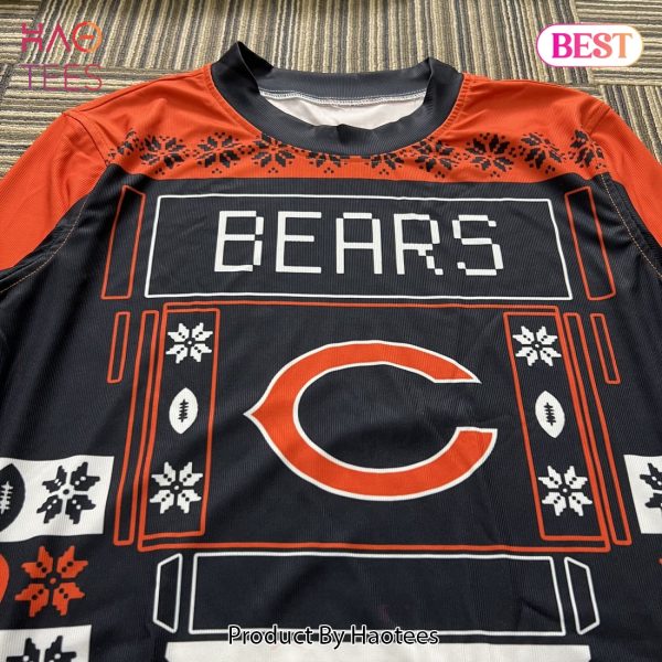 Chicago Bears NFL For Christmas Gifts Ugly Christmas Holiday Sweater