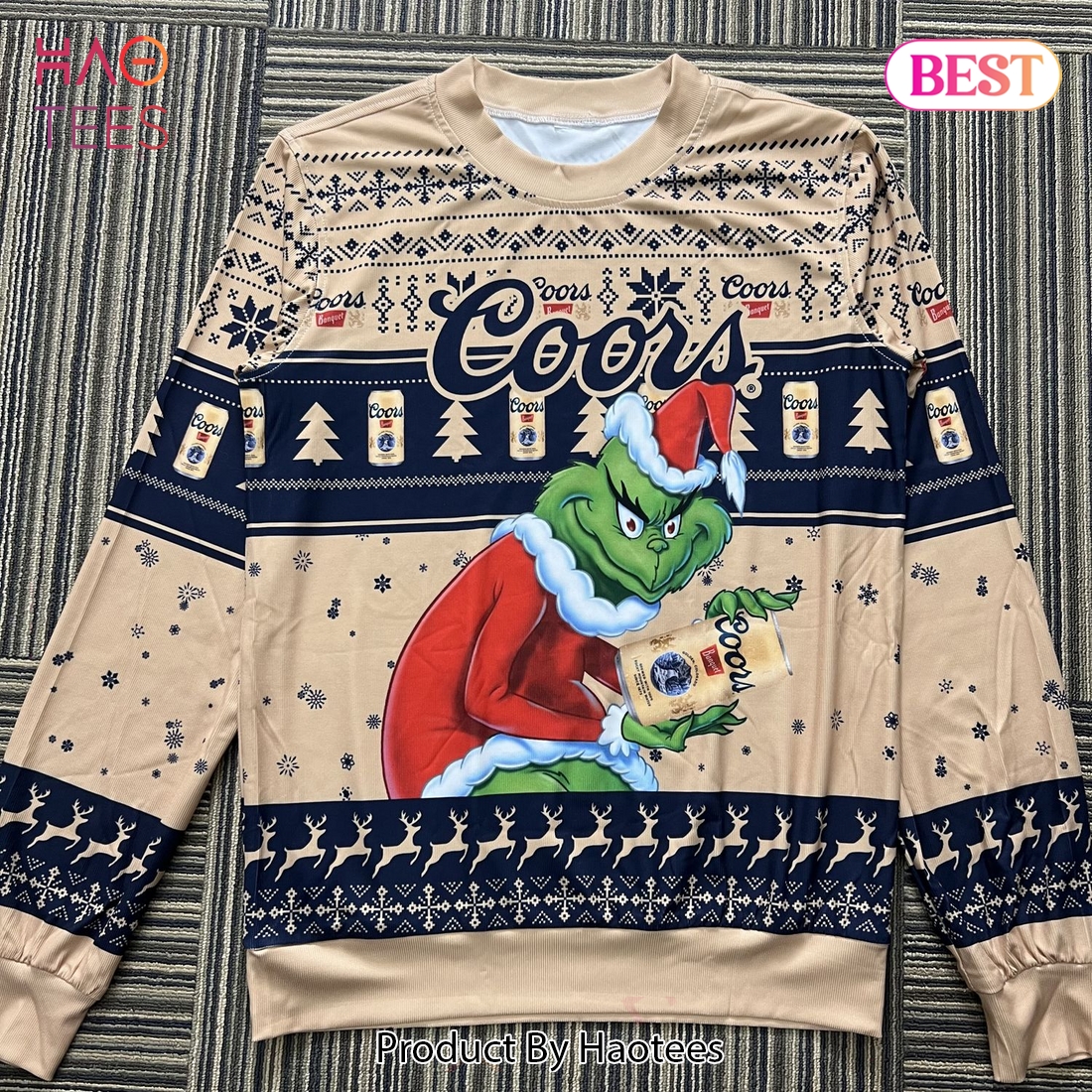 Coors Banquet Grinch Christmas Sweater Coors Banquet Grinch Christmas Sweater