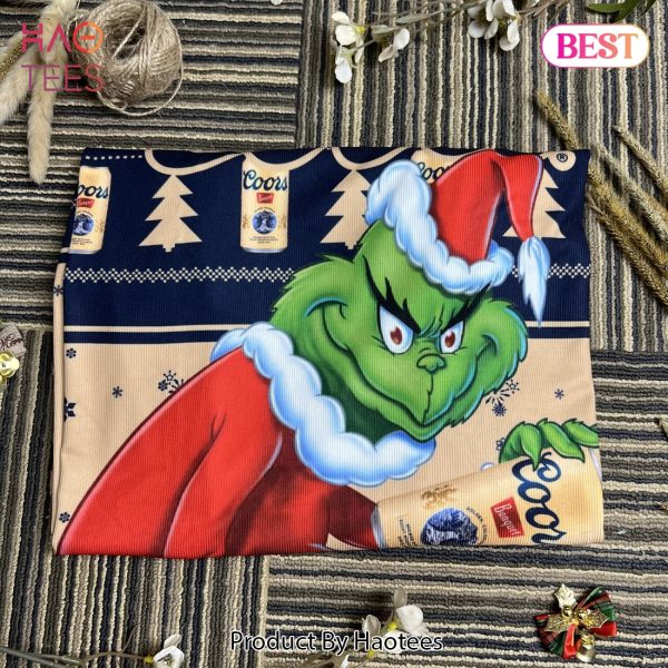 Coors Banquet Grinch Christmas Sweater