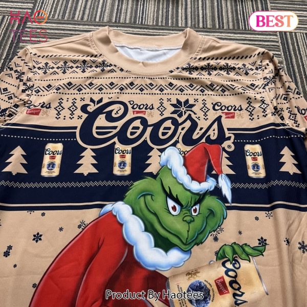 Coors Banquet Grinch Christmas Sweater