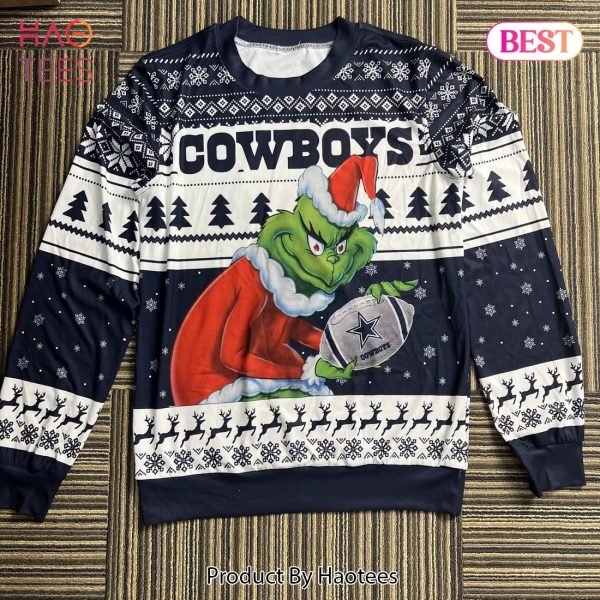 Dallas Cowboys Grinch Christmas Sweater