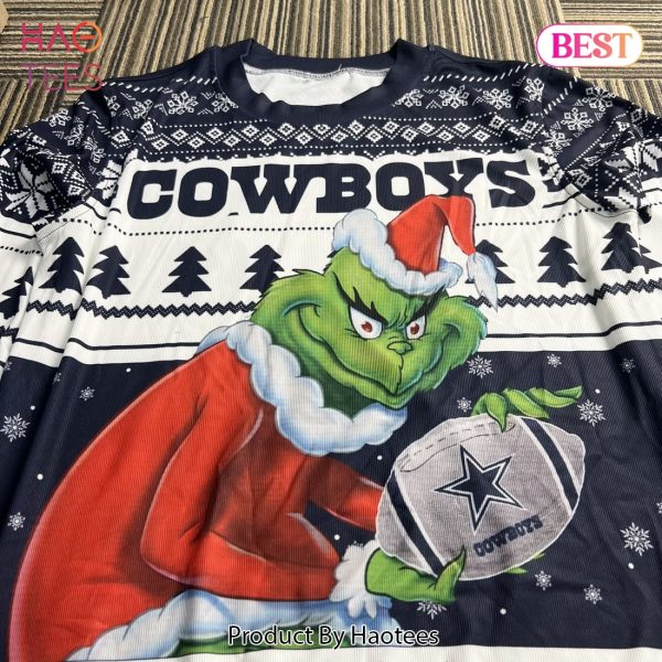 Dallas Cowboys Grinch Christmas Sweater