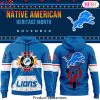 Detroit Lions 2024 Thanksgiving Design Design Hoodie