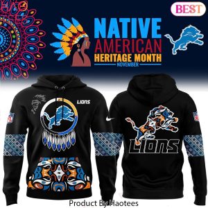 Detroit Lions 2024 Native American Heritage Month Hoodie