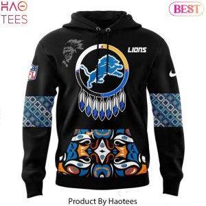 Detroit Lions 2024 Native American Heritage Month Hoodie
