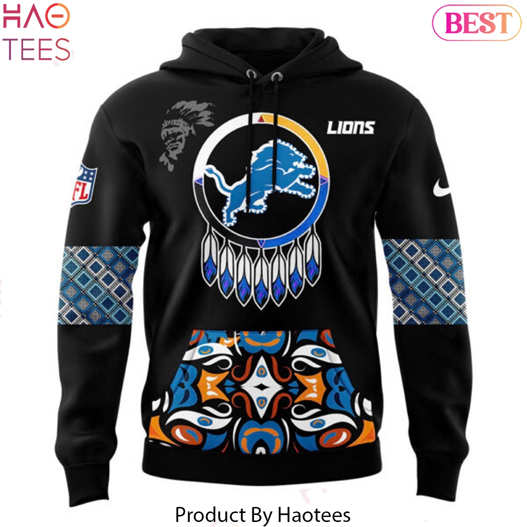 Detroit Lions 2024 Native American Heritage Month Hoodie Detroit Lions 2024 Native American Heritage Month Hoodie