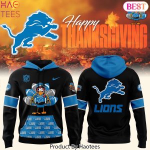 Detroit Lions 2024 Thanksgiving Design Design Hoodie