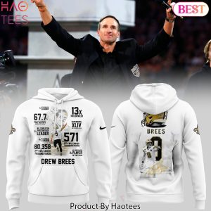 Drew Brees New Orleans Saints Signature Hoodie