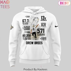 Drew Brees New Orleans Saints Signature Hoodie