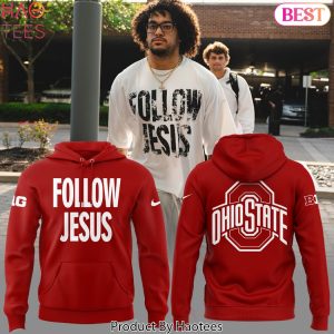 Follow Jesus Ohio State Buckeyes Special Design Hoodie – Red