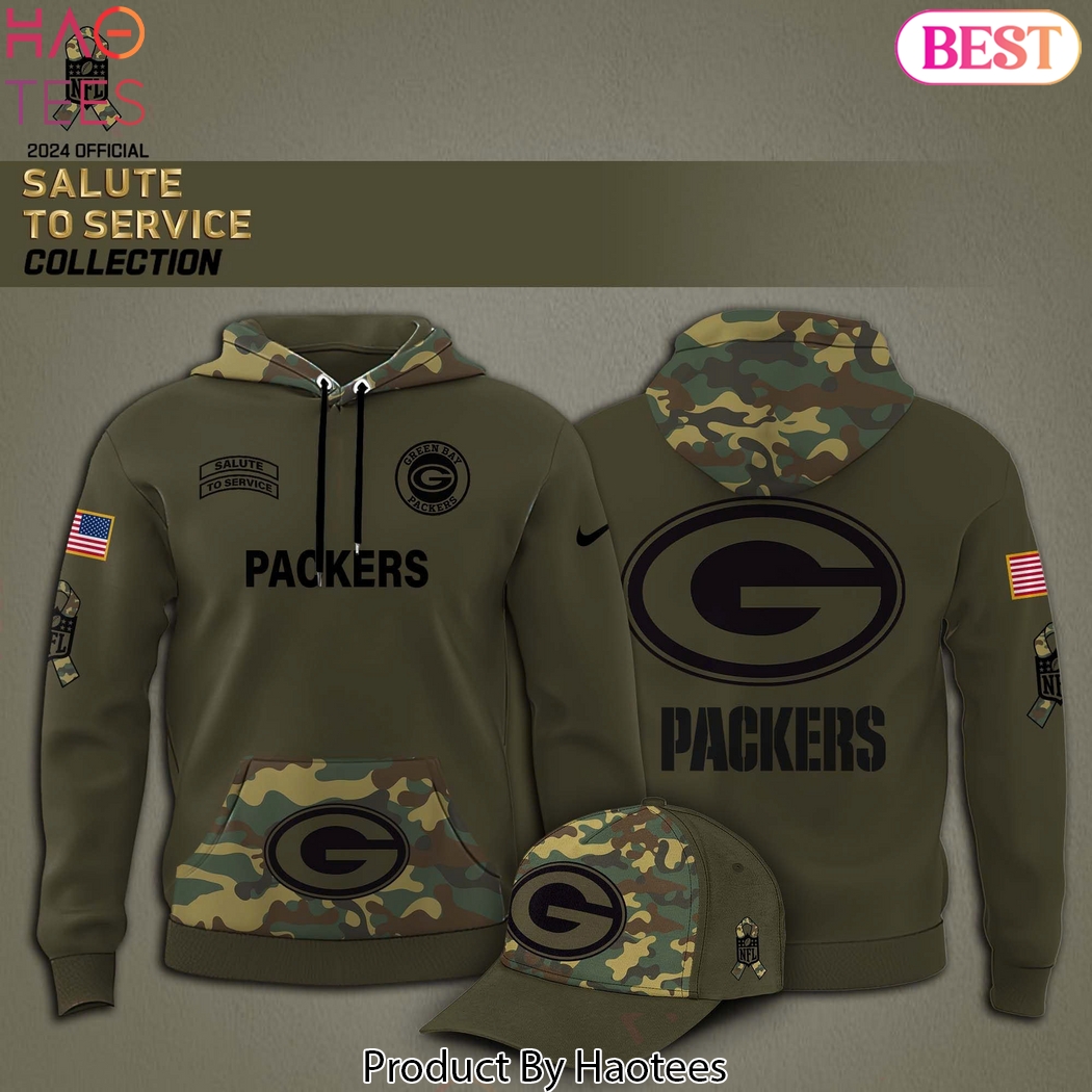 Green Bay Packers Arctic Camo 2024 Salute To Service Design Hoodie Green Bay Packers Arctic Camo 2024 Salute To Service Design Hoodie
