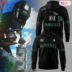Hawaii Rainbow Warriors Football For Military Night Hoodie