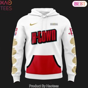 Houston Rockets Basketball Believe It Again H-Town Special White Hoodie