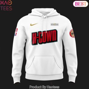 Houston Rockets Basketball H-Town Special White Hoodie