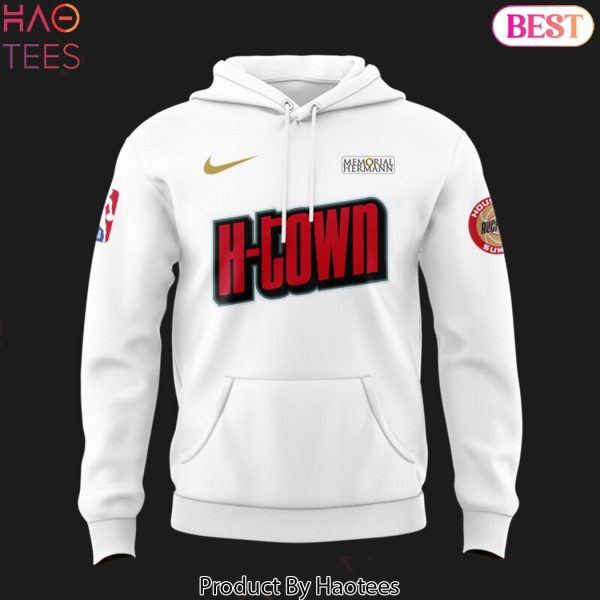 Houston Rockets Basketball H-Town Special White Hoodie